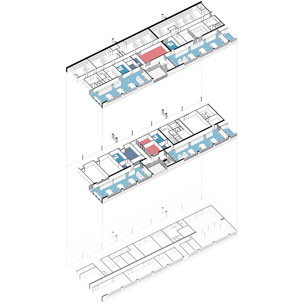 Concours Airbus Polaris 4 - Réhabilitation et extension d’ateliers et de bureaux à Saint-Nazaire (44)<br>Document Topos Architecture - Archicad 19 en collaboration